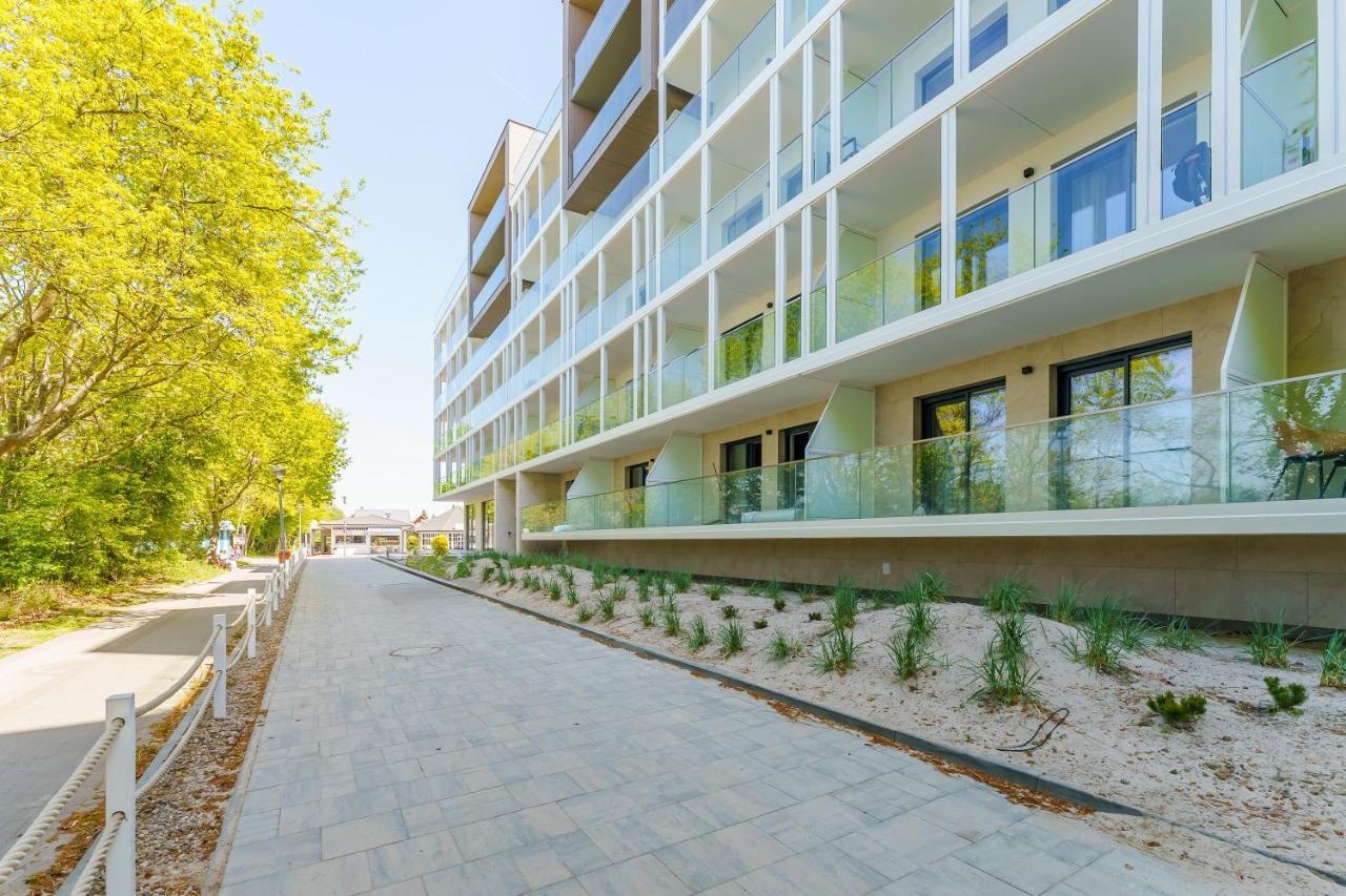 Apartament Kapitanski Z Widokiem Na Morze 4 Pietro - By Perlowa Przystan Rent Sianozety Exterior foto