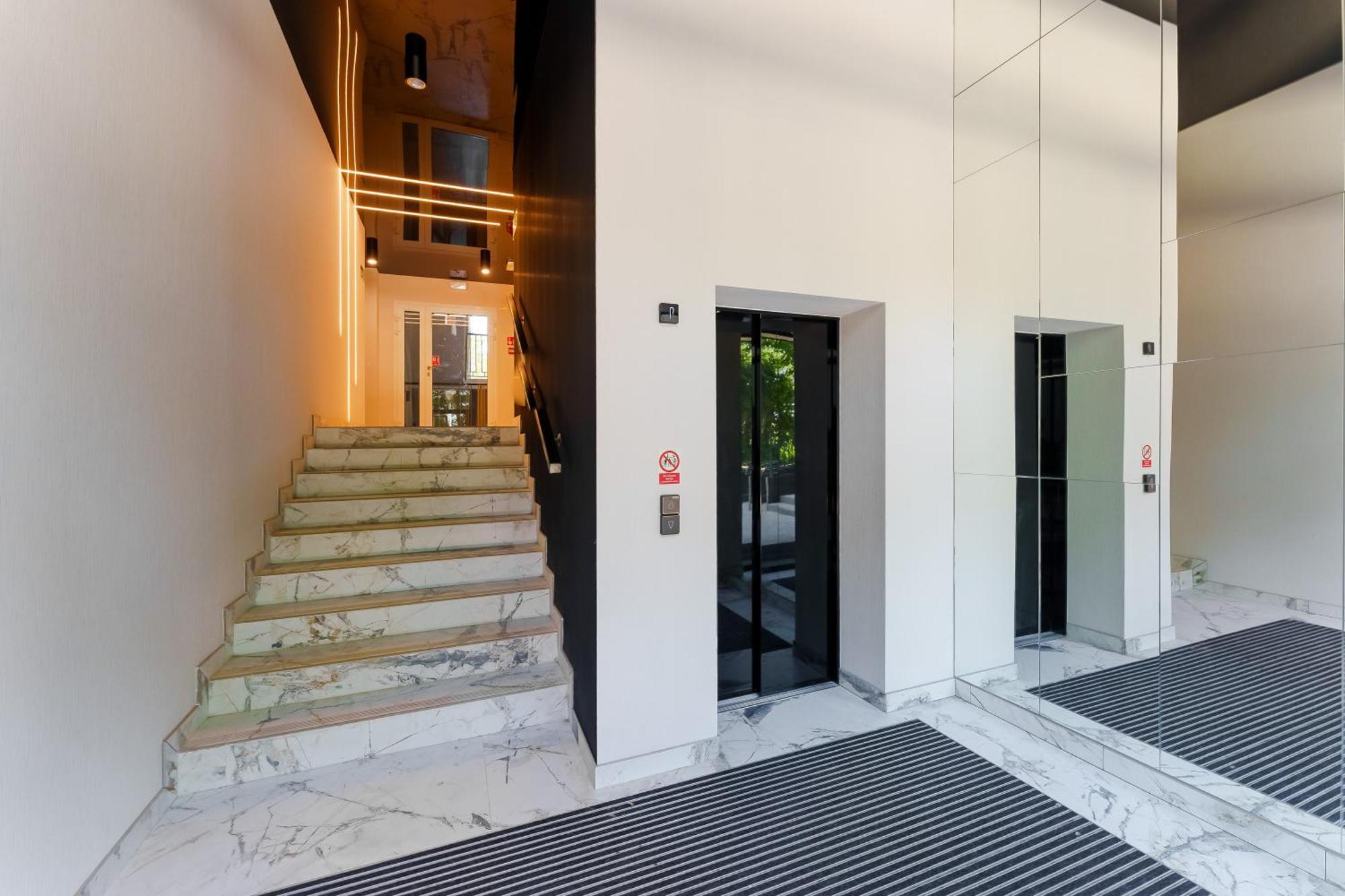 Apartament Kapitanski Z Widokiem Na Morze 4 Pietro - By Perlowa Przystan Rent Sianozety Exterior foto